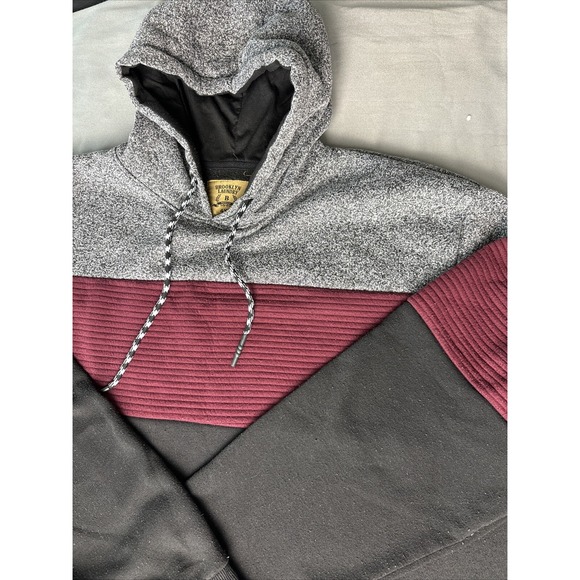 Brooklyn Laundry Hoodie Pullover 4XL Black Gray Red Men's - Picture 6 of 11